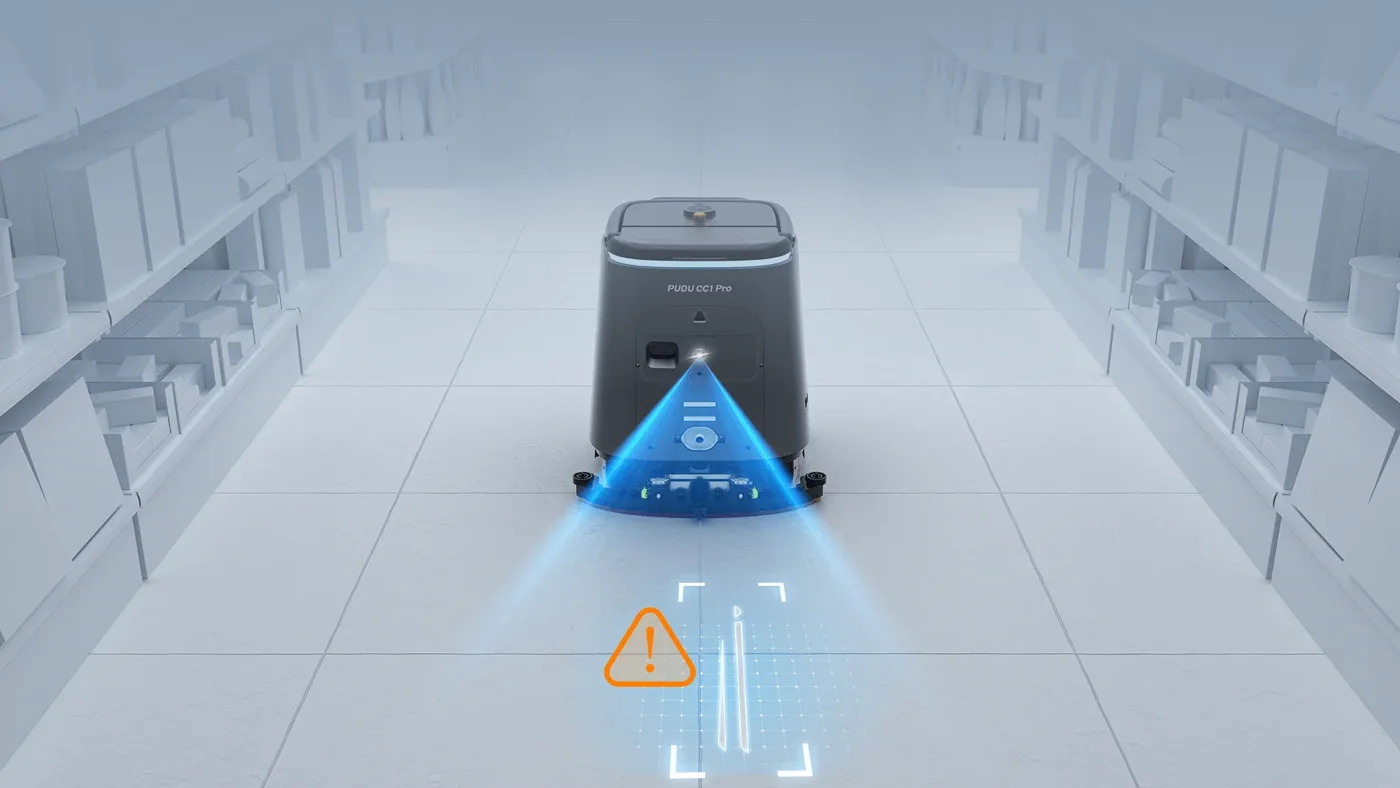 PUDU CC1 Pro trong môi trường vận hành